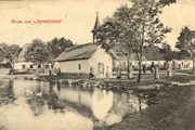 Náves v Libinsdorfu okolo roku 1910