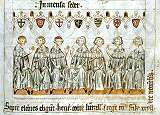 Sedm kurfiřtů volí Jindřicha VII. za krále