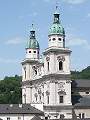 Západní věže salzburského dómu