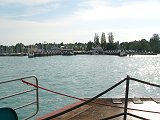 Vplouvání do přístavu Konstanz-Staad