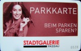 Karta pro parkování obchodního domu Stadtgalerie