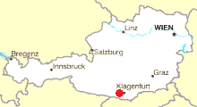 Mapka Rakouska